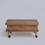 Hanah Home Helsinki - Pine Mesa de Café Ajustable